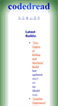 Mobile Screenshot of codedread.com